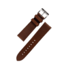 Calf Leather 2pcs Steel Strap - milk-chocolate